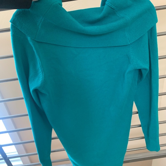 Ladies cowl neck tunic sweater dress - Picture 2 of 9